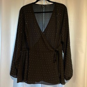 Wrap blouse